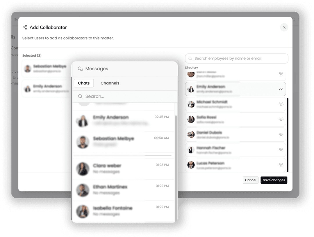 Collaboration workspace overview