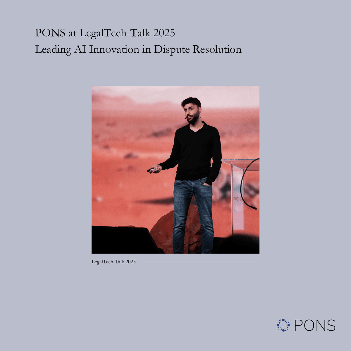 PONS at LegalTechTalk 2025